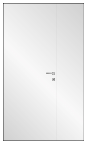 Door with side panel